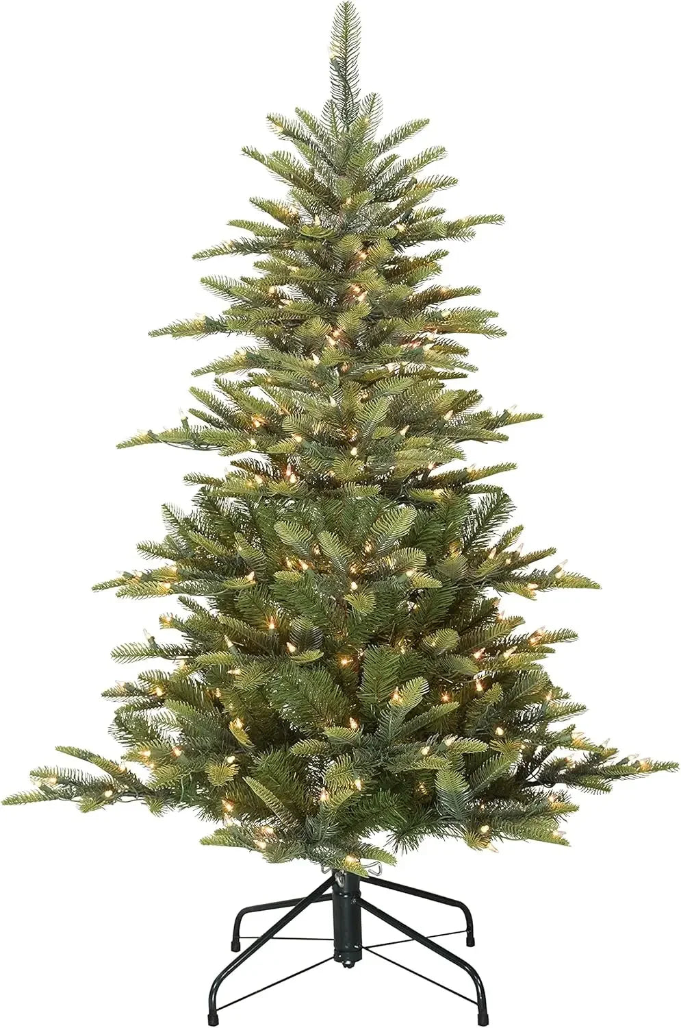 7.5 Foot Pre-Lit Aspen Fir Artificial Christmas Tree with 700 UL Listed Clear Lights Green