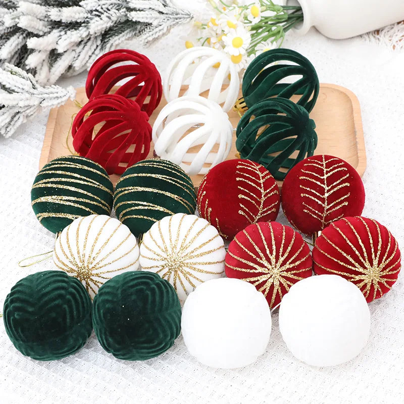 6pcs/box Christmas Balls Christmas Tree Hanging Ornaments High Quality Xmas Tree Ball Christmas Decoration 2024 Noel Navidad