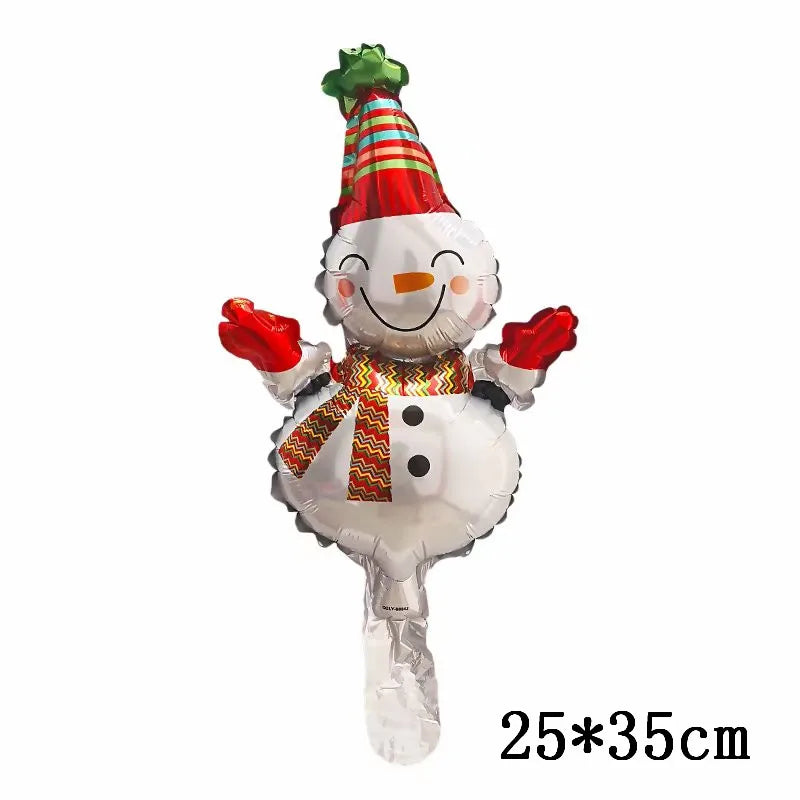 Foil Balloons - Snowman Santa Claus Balloons Christmas Tree Decoration Home Xmas Party New Year