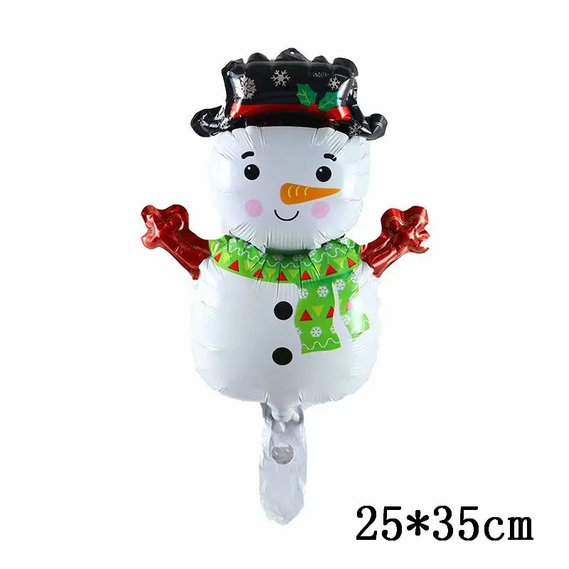 Foil Balloons - Snowman Santa Claus Balloons Christmas Tree Decoration Home Xmas Party New Year