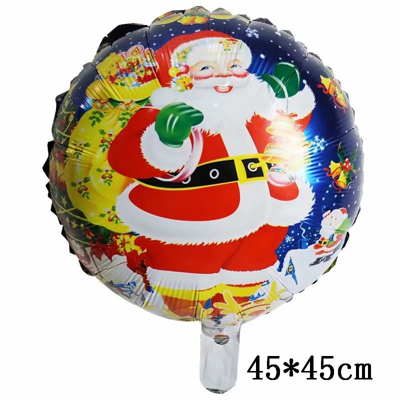 Foil Balloons - Snowman Santa Claus Balloons Christmas Tree Decoration Home Xmas Party New Year