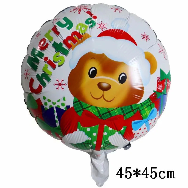 Foil Balloons - Snowman Santa Claus Balloons Christmas Tree Decoration Home Xmas Party New Year