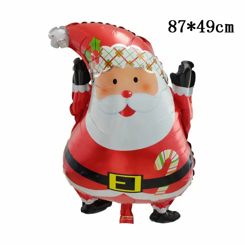 Foil Balloons - Snowman Santa Claus Balloons Christmas Tree Decoration Home Xmas Party New Year