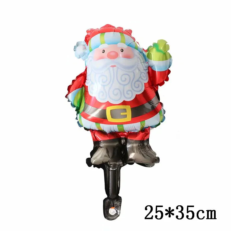 Foil Balloons - Snowman Santa Claus Balloons Christmas Tree Decoration Home Xmas Party New Year