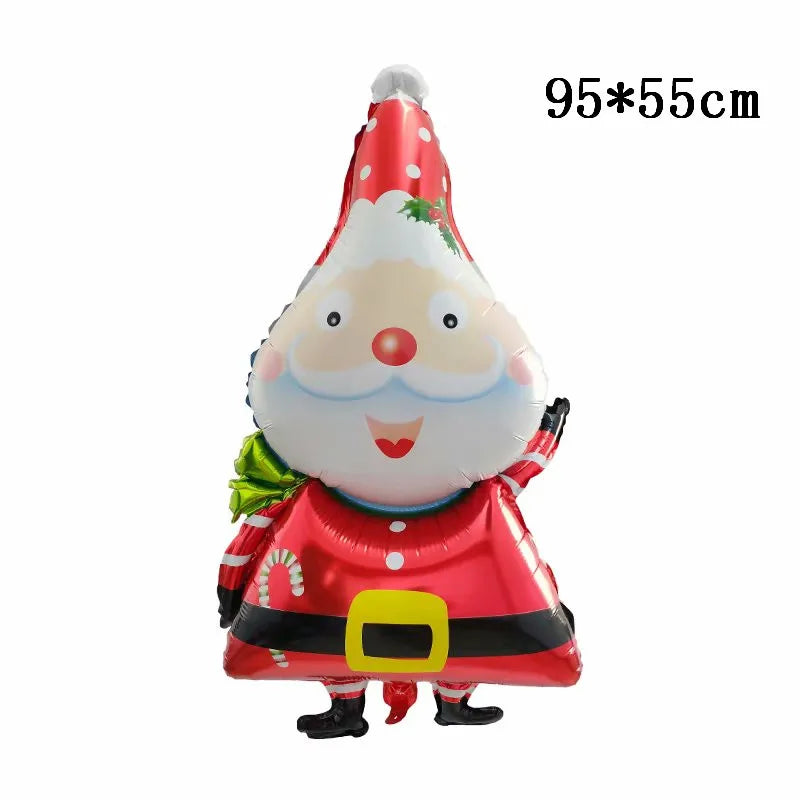 Foil Balloons - Snowman Santa Claus Balloons Christmas Tree Decoration Home Xmas Party New Year