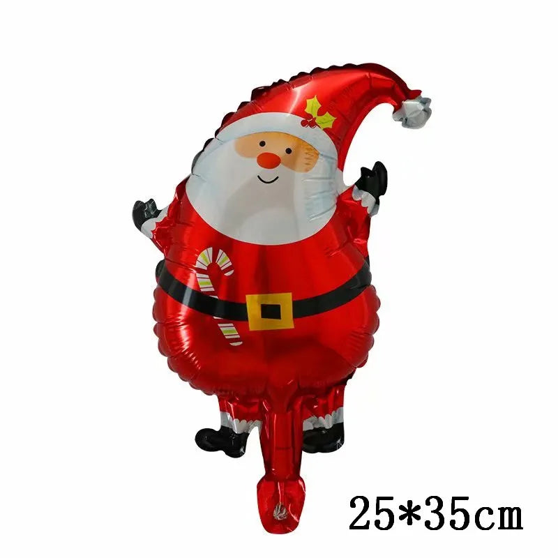 Foil Balloons - Snowman Santa Claus Balloons Christmas Tree Decoration Home Xmas Party New Year