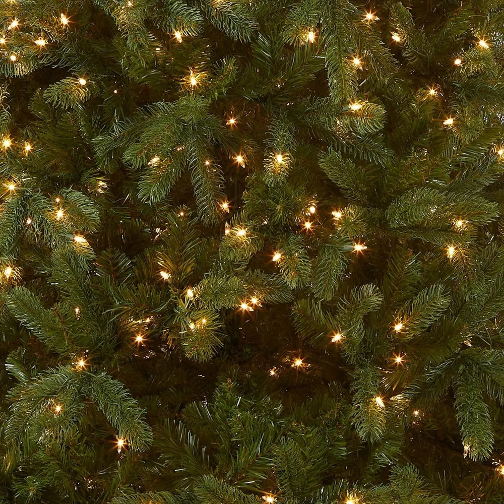 Pre-Lit 'Feel Real' Artificial Full Down swept Christmas Tree, Green, Douglas Fir, White Lights, Includes  Christmas