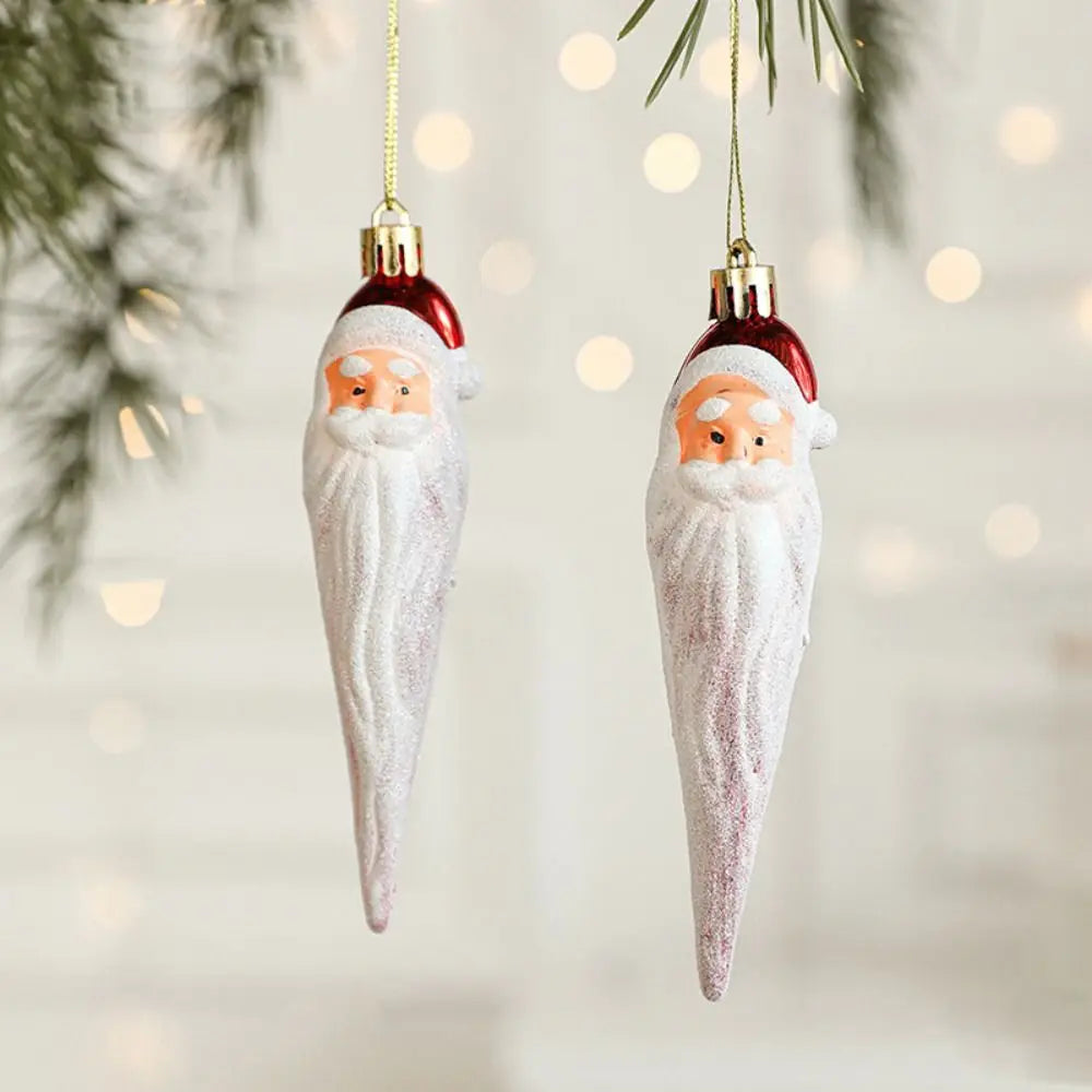 2PCS Red&white Christmas Hanging Decoration Santa Clause Camera Owl Xmas Ornament Ball Shopwindow Plastic Xmas Baubles