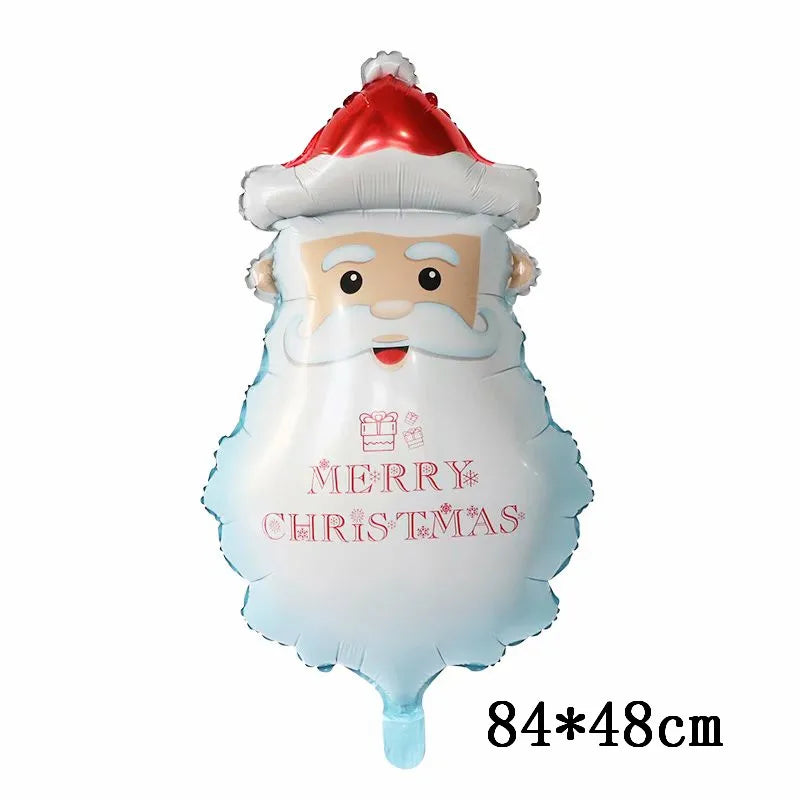 Foil Balloons - Snowman Santa Claus Balloons Christmas Tree Decoration Home Xmas Party New Year