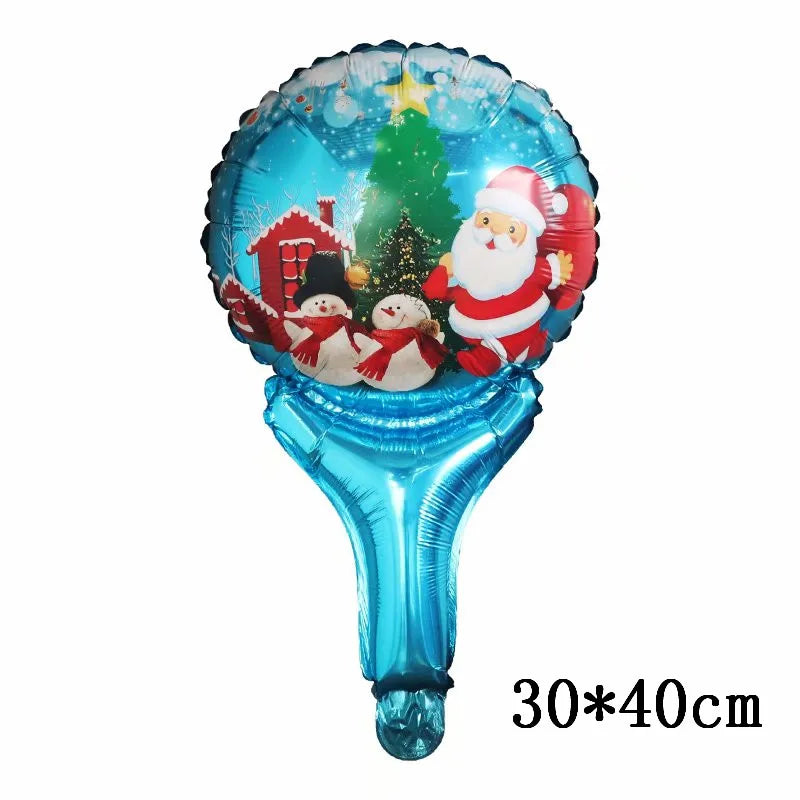 Foil Balloons - Snowman Santa Claus Balloons Christmas Tree Decoration Home Xmas Party New Year