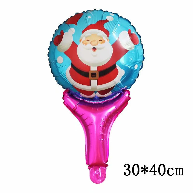 Foil Balloons - Snowman Santa Claus Balloons Christmas Tree Decoration Home Xmas Party New Year