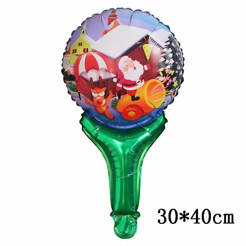 Foil Balloons - Snowman Santa Claus Balloons Christmas Tree Decoration Home Xmas Party New Year