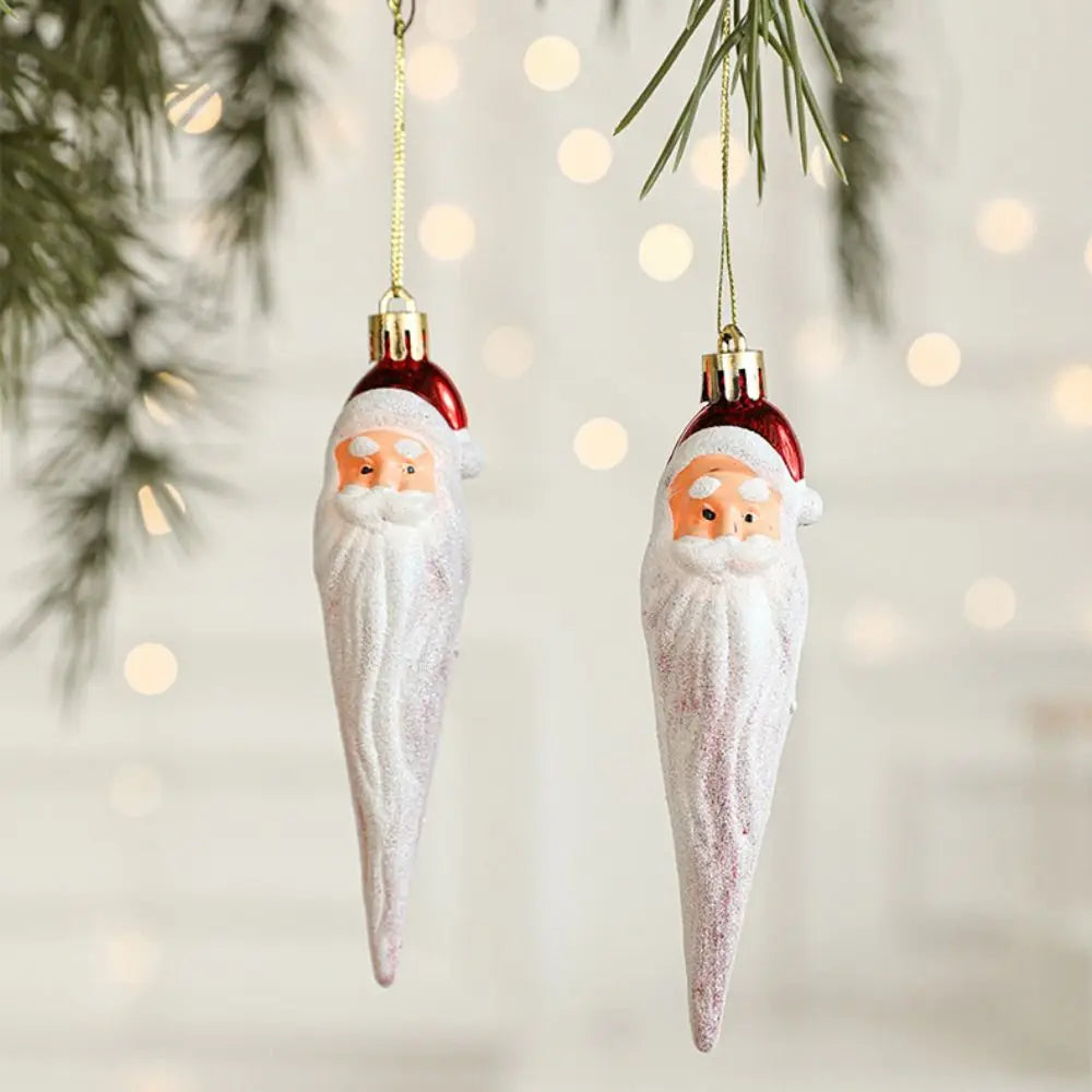 2PCS Red&white Christmas Hanging Decoration Santa Clause Camera Owl Xmas Ornament Ball Shopwindow Plastic Xmas Baubles