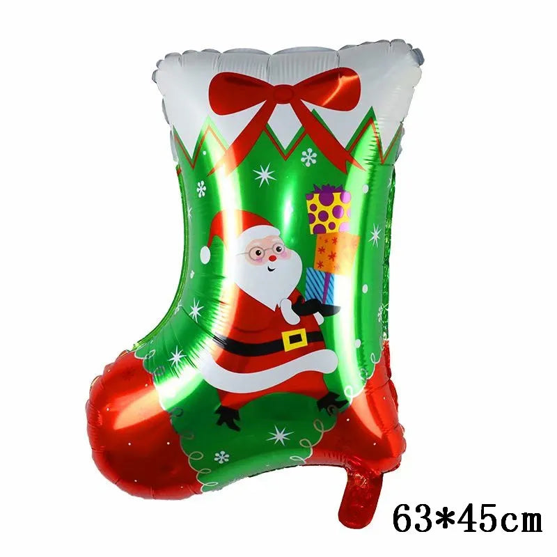 Foil Balloons - Snowman Santa Claus Balloons Christmas Tree Decoration Home Xmas Party New Year