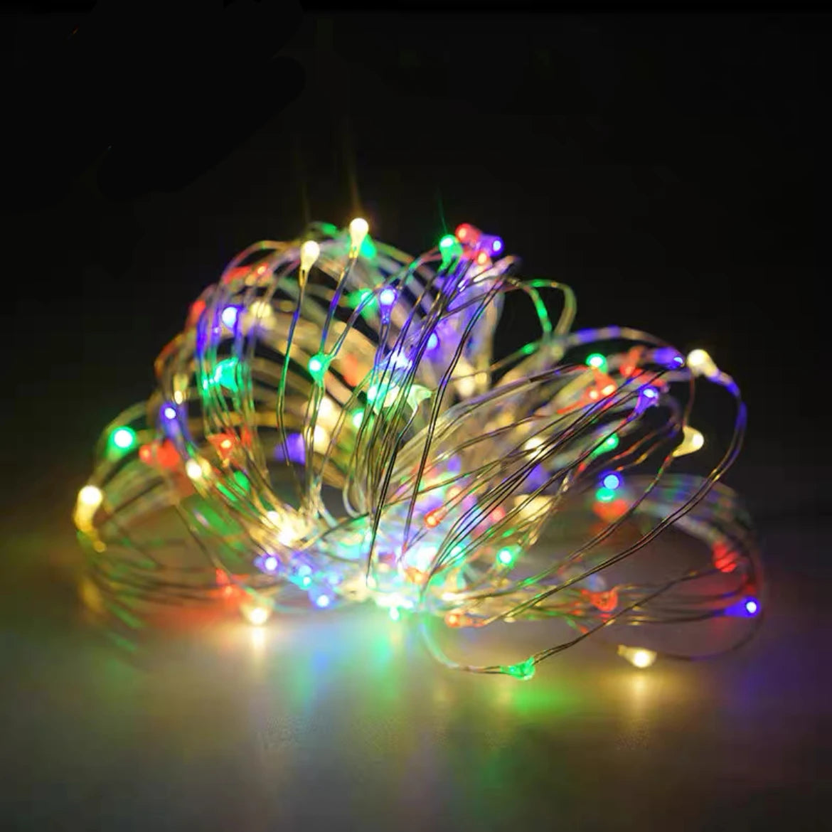 Fairy Lights Battery Operated Centrepiece Table Decorations Party Christmas Copper Wire String Lights Battery Powered